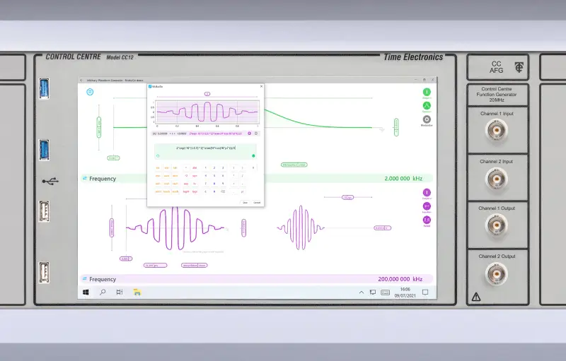 Modules de génération et d'analyse de signaux